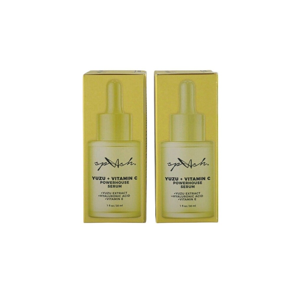 Splash Yuzu + Vitamin C Powerhouse Serum 1 fl oz ,Lot Of 2